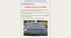 Desktop Screenshot of libertypost.org