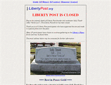 Tablet Screenshot of libertypost.org